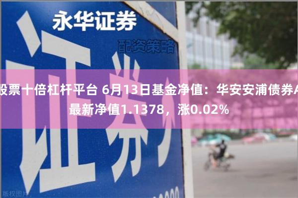 股票十倍杠杆平台 6月13日基金净值：华安安浦债券A最新净值1.1378，涨0.02%