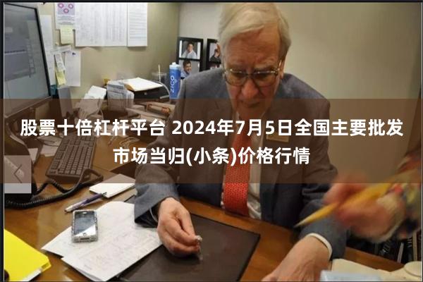 股票十倍杠杆平台 2024年7月5日全国主要批发市场当归(小条)价格行情